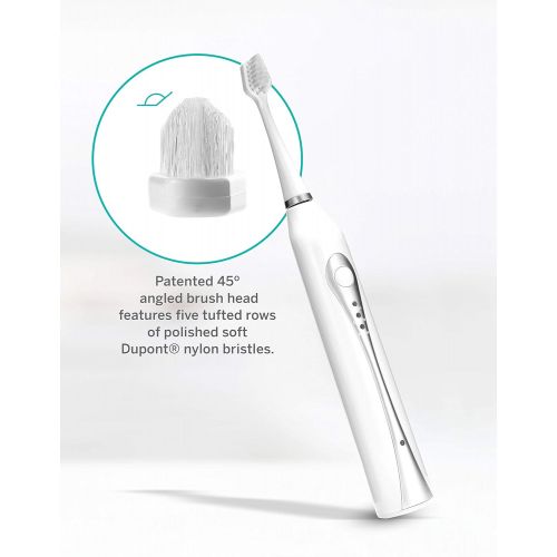  Supersmile - Sonic Pulse Series II Rechargeable Electric Waterproof Toothbrush With Auto-Timer - White