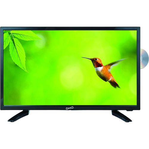  SuperSonic SC-1912 LED Widescreen HDTV 19, Built-in DVD Player with HDMI, USB & AC/DC Input: DVD/CD/CDR High Resolution and Digital Noise Reduction