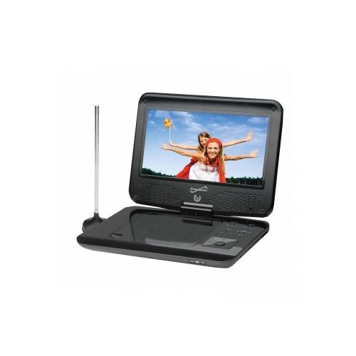  Supersonic Sc-259 9inch Portable DVD Player with Tv Tuner Ntsc Atsc 16:9 Remote Control