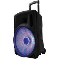 Supersonic Speaker System - 60 W RMS - Portable - Battery Rechargeable - Wireless Speaker(s) - Black IQ-3212DJBTBLK