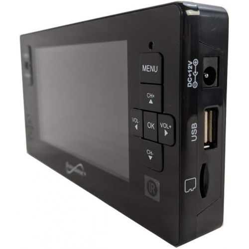  Supersonic SC-2812 12 Portable Ultra Lightweight Widescreen LED TV, HDMI, SD, MMC, USB, VGA Remote Control