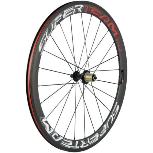  [아마존베스트]Superteam Carbon Fiber Road Bike Wheels 700C Clincher Wheelset 50mm Matte 23 Width