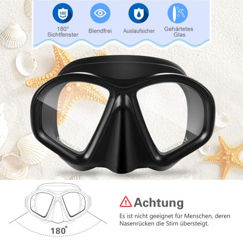  [아마존 핫딜]  [아마존핫딜]Supertrip Schnorchelset Kinder Trocken Schnorcheln Taucherbrille mit 180° Panorama Sichtfeld Tauchmaske Schnorchelmaske Tauchen Set wasserdichte Schnorchelbrillen fuer Junge Madchen