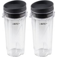 Supportiback 2 Nutri Ninja 16 oz Cups with To-Go Lids Replacement Model 303KKU 305KKU for BL660 BL663 BL663CO BL665Q BL740 BL780 BL810 BL820 BL830