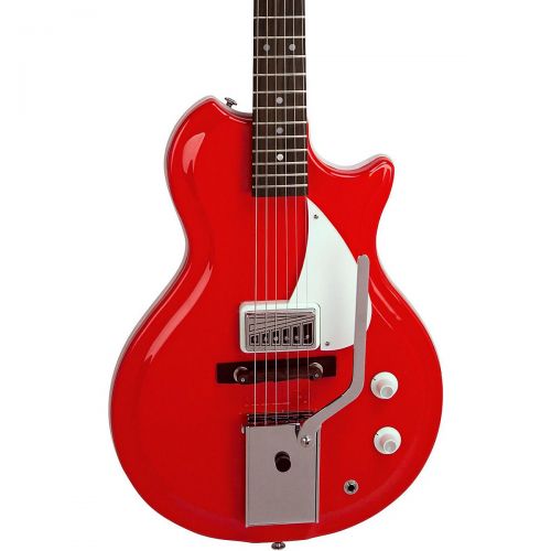  Supro Open-Box Belmont Vibarato Semi-Hollow Electric Guitar Condition 2 - Blemished Poppy Red 190839217431