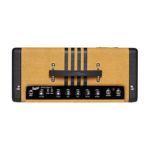  Supro 1822RTB Delta King 12 15W Tube Guitar Combo Amp (Tweed and Black)