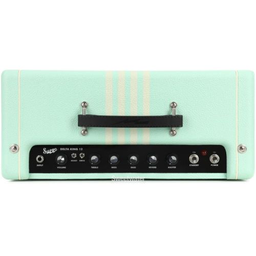  Supro Delta King 12 1 x 12-inch 15-watt Tube Combo Amp - Seafoam Green, Sweetwater Exclusive Demo