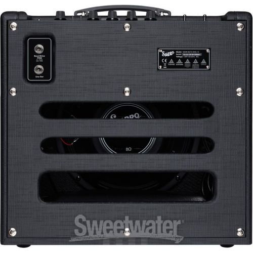  Supro Delta King 10 1 x 10-inch 5-watt Tube Combo Amp - Black and Black