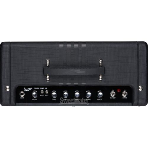  Supro Delta King 12 1 x 12-inch 15-watt Tube Combo Amp - Black and Black