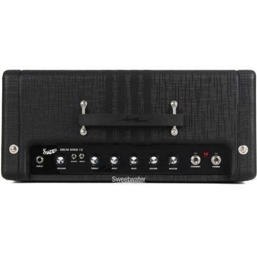  Supro Delta King 12 1 x 12-inch 15-watt Tube Combo Amp - Black and Black