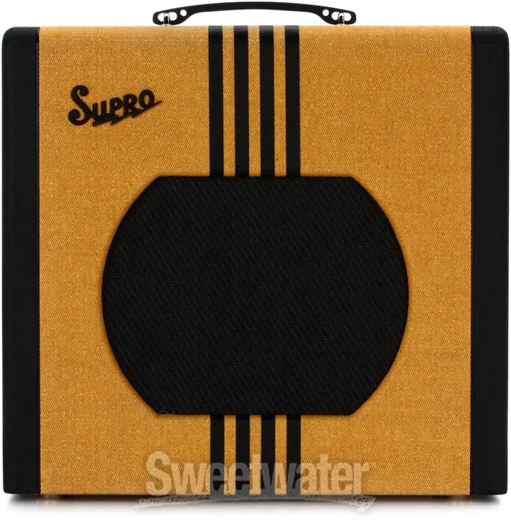  Supro Delta King 12 1x12-inch 15-watt Tube Combo Amp - Tweed and Black