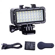 [아마존핫딜]Suptig Licht Tauchen Licht High Power Dimmbare Wasserdichte LED Video Licht Fuellen Nachtlicht Tauchen Unterwasser Licht Wasserdicht 147ft (45m) fuer Gopro SJCAM YI Action Kamera