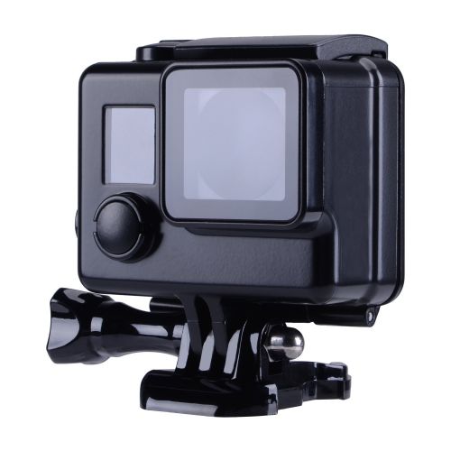  Suptig Replacement Waterproof Case Protective Black Housing Touch housing for GoPro Hero 4 Hero 3+ Hero3 Outside Sport Camera for Underwater Use Water Resistant up to 147ft (45m)