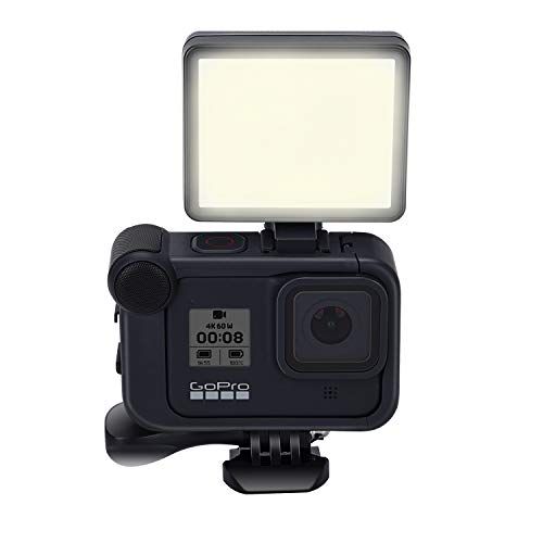  Suptig LED Video Light Dimmable White Lights, Natural Lights, Warm Lights Compatible for Gopro Hero 10 Hero 9 Hero 8 Hero 7 Hero 6 Hero 5,DJI OSMO, AKASO Campark Action Cameras