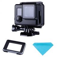 Suptig Protective case Black Charging case Wire Connectable Skeleton Protective Side Open Housing case for GoPro Hero 4 Hero 3+ Hero 3 Camera