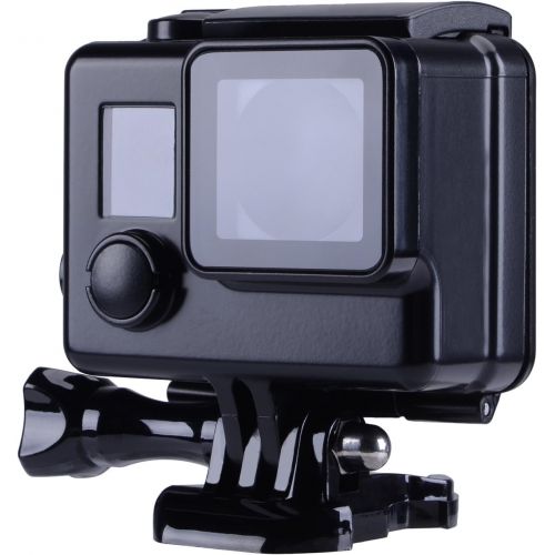  Suptig Replacement Waterproof Case Protective Black Housing Touch Housing for GoPro Hero 4 Hero 3+ Hero3 Outside Sport Camera for Underwater Use Water Resistant up to 147ft (45m)