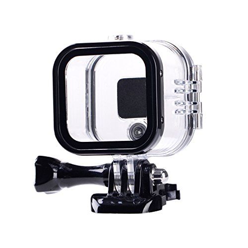  Suptig Replacement Waterproof Case Protective Housing for GoPro Session Hero 4session, 5session Outside Sport Camera for Underwater Use - Water Resistant up to 196ft (60m)