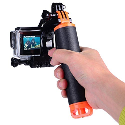  Suptig Trigger Waterproof Pistol Shutter Trigger Kit Floating Hand Grip for GoPro Hero 8 Hero 7 Hero 6 Black GoPro Hero 5 Hero 4 Hero 3+ Hero 3 Hero+LCD Yi Action Yi 4k Yi 4K+ Acti