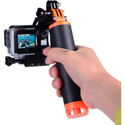  Suptig Trigger Waterproof Pistol Shutter Trigger Kit Floating Hand Grip for GoPro Hero 8 Hero 7 Hero 6 Black GoPro Hero 5 Hero 4 Hero 3+ Hero 3 Hero+LCD Yi Action Yi 4k Yi 4K+ Acti