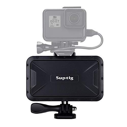  Suptig Portable Charger, 7800mAh Waterproof Power Bank, Compatible for Gopro Hero 10 Hero 9 Hero 8 Hero 7 Hero 6 Hero 5 Hero 4 Hero Session Hero + DJI osmo AKASO Digital Camera and