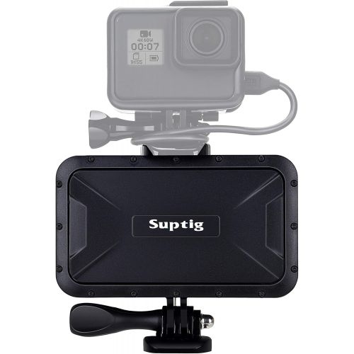  Suptig Portable Charger, 7800mAh Waterproof Power Bank, Compatible for Gopro Hero 10 Hero 9 Hero 8 Hero 7 Hero 6 Hero 5 Hero 4 Hero Session Hero + DJI osmo AKASO Digital Camera and