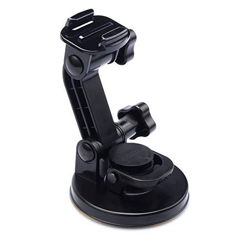  Suptig Suction Cup Mount Compatible for Gopro Hero 10 Hero 9 Hero 8 Hero 7 Hero 6 Hero 5 Hero 4 Hero 3+ Hero 3 Hero 2 Gopro Max Hero+ Hero Session and Other Action Cameras (Black)