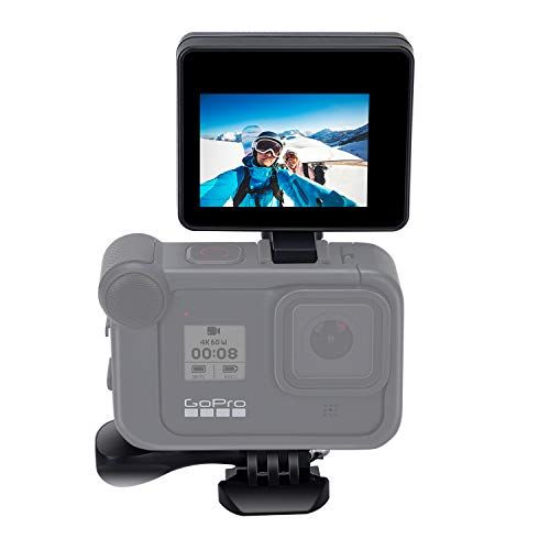  Suptig LCD Screen Selfie LCD Display Screen Compatible for Gopro Hero 10 Hero 9 Hero 8 Hero 7 Hero 6 Hero 5 Hero 4 3+ 3 Hero Session AKASO Campark SLR More Action Cam 2.0inch IP 68