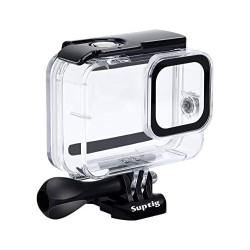  [아마존베스트]Suptig Waterproof Protective Case Compatible for GoPro Hero 8 Black Waterproof 60 Metres