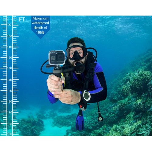 [아마존베스트]Suptig Waterproof Protective Case Compatible for GoPro Hero 8 Black Waterproof 60 Metres