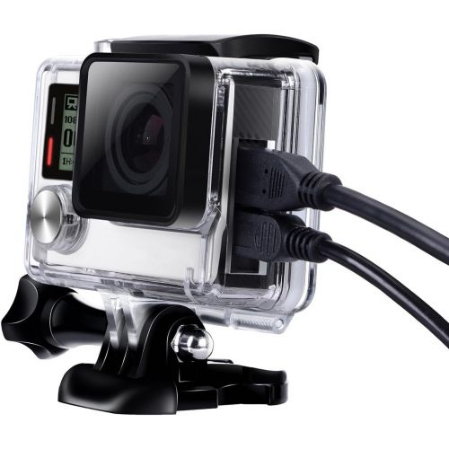  [아마존베스트]Suptig, Protective Housing Charging Case for GoPro Hero 4 Hero 3+ Hero 3 Camera