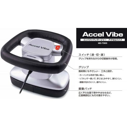  Suraivu Compact Accelerator Vibe Massager Black Md-7300 (Japan Import) by THRIVE (thrive)