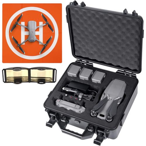  [아마존베스트]Sure RC Smatree Rugged Hard Carrying Case for DJI Mavic 2 Pro/Zoom Bundle with Landing Pad for Drones, Extension Landing Gear and Signal Booster