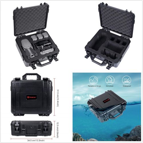  [아마존베스트]Sure RC Smatree Rugged Hard Carrying Case for DJI Mavic 2 Pro/Zoom Bundle with Landing Pad for Drones, Extension Landing Gear and Signal Booster