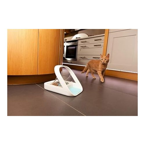  Sure Petcare -SureFlap - SureFeed - Microchip Pet Feeder - Selective-Automatic Pet Feeder Makes Meal Times Stress-Free, Suitable for Both Wet and Dry Food - MPF001