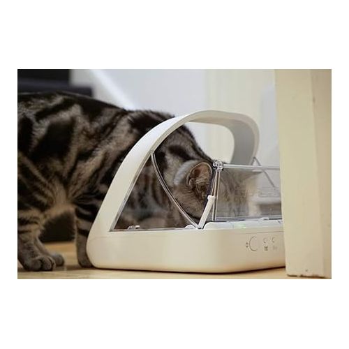  Sure Petcare -SureFlap - SureFeed - Microchip Pet Feeder - Selective-Automatic Pet Feeder Makes Meal Times Stress-Free, Suitable for Both Wet and Dry Food - MPF001