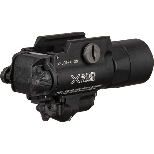  SureFire X400T-A Turbo LED Weapon Light with Green Aiming Laser