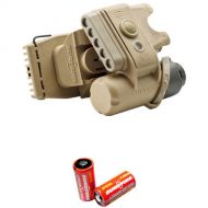 SureFire HL1-A Dual Output White/Red LED Helmet Light (Desert Tan)