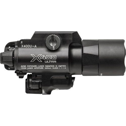  SureFire X400UH-A-GN Ultra LED Weaponlight with Green Aiming Laser