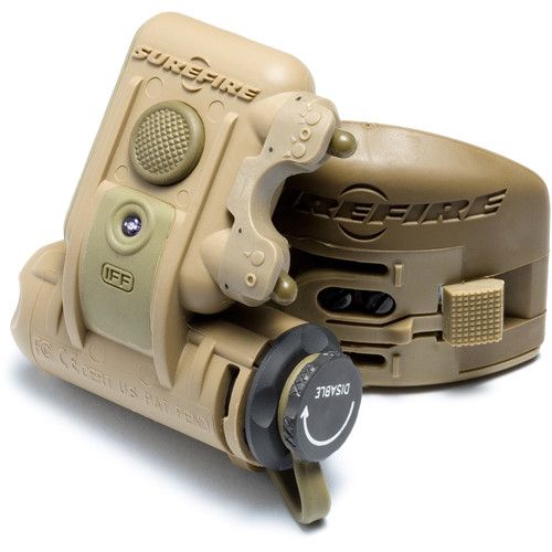  SureFire HL1-A Dual Output White/Blue LED Helmet Light (Desert Tan)