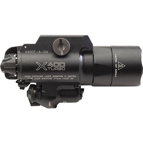  SureFire X400T-A Turbo LED Weapon Light with Red Aiming Laser