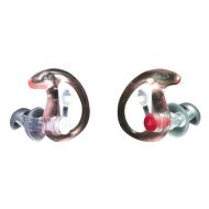 SureFire EP3 Sonic Defenders filtered Earplugs, double flanged design, reusable, Clear, Small