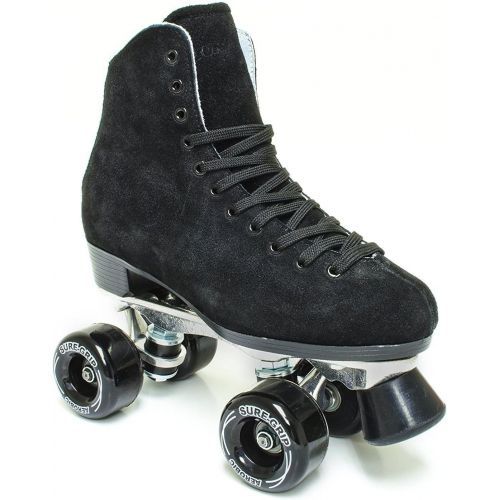  [아마존베스트]Sure-Grip 1300 Black Suede Roller Skates