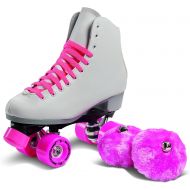 [아마존베스트]Sure-Grip Malibu Roller Skates White and Pink Limited Edition
