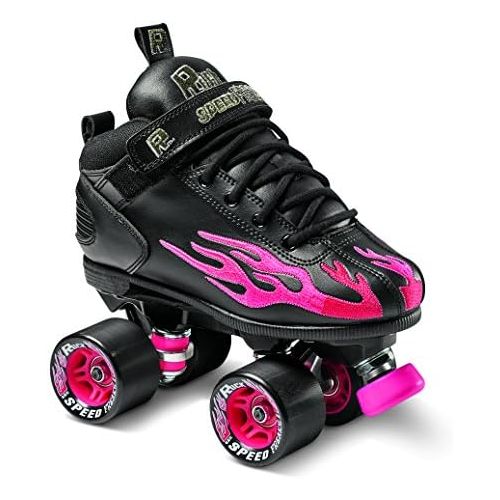  Sure-Grip Rock Flame Ruby Rollerskates