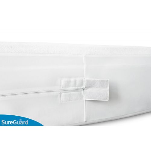  SureGuard Mattress Protectors Cal King (9-12 in. Deep) SureGuard Mattress Encasement - 100% Waterproof, Bed Bug Proof, Hypoallergenic - Premium Zippered Six-Sided Cover - 10 Year Warranty