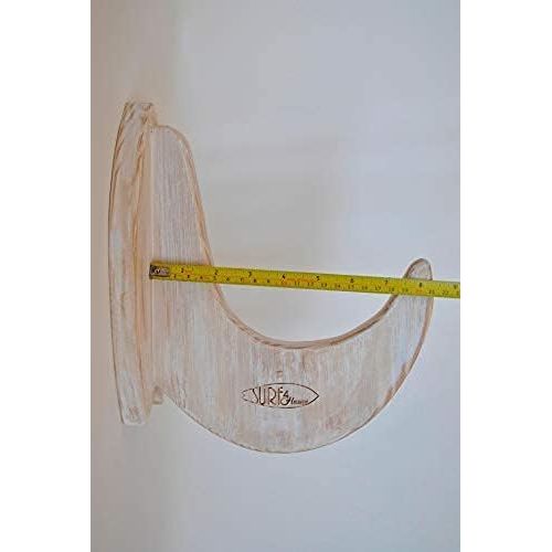  Surf4Home - Original Surfboard-Wandhalterung aus Holz - Ideal auch fuer Snowboards - Shabby Chic-Modell - Siehe andere Modelle