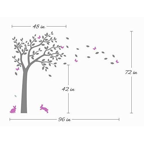  Large Tree Wall Sticker Decal Adorable Summer Tree Removable Nursery Wall Decals Stickers From Surface Inspired 1032