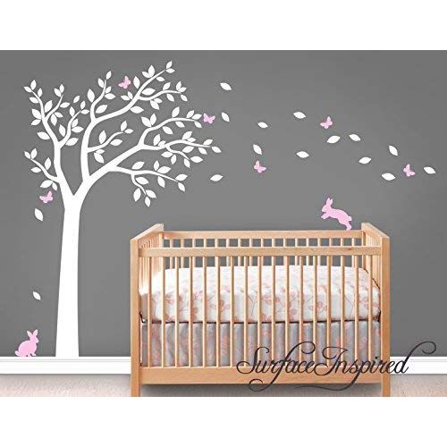  Large Tree Wall Sticker Decal Adorable Summer Tree Removable Nursery Wall Decals Stickers From Surface Inspired 1032