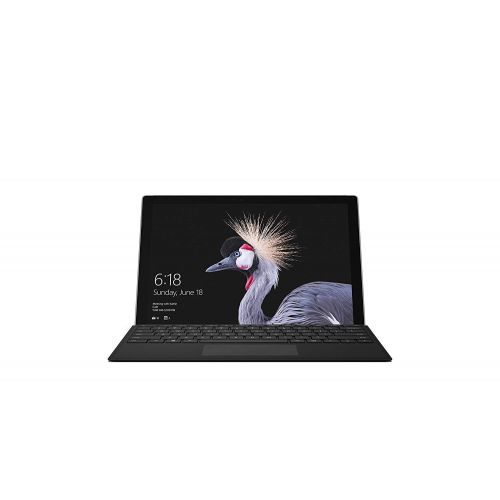  Microsoft Surface Pro 5th Gen 12.3” Touch-Screen (2736 x 1824) Tablet PC, Intel Core M3, 4GB Memory, 128GB SSD, WiFi, Micro Card Reader, Extra Black Type Cover, Windows 10 Pro