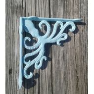 /SurfandSunBoutique Octopus cast iron bracket, shelf bracket, nautical decor, beach decor, coastal decor, wall bracket, wall shelf bracket, beach house
